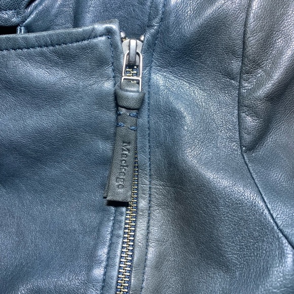 COPY - Stunning Mackage Lamb Leather Moto Biker Jacket - Picture 8 of 16